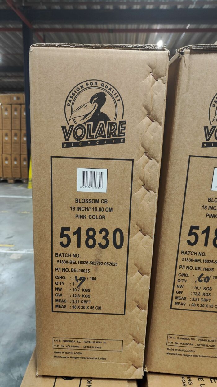 Volare Blossom Kinderfiets - Meisjes - 18 inch - Roze - Afbeelding 11