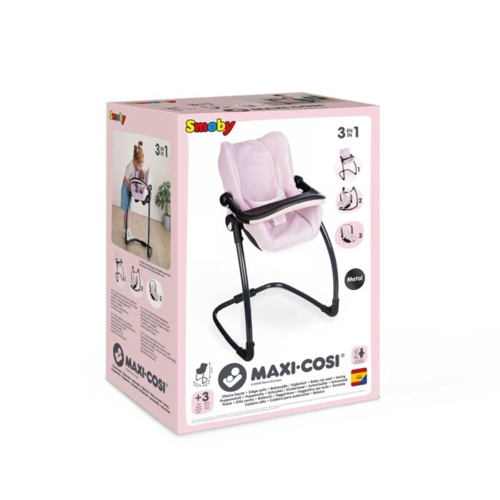 Poppenstoel highchair Maxi Cosi zacht roze