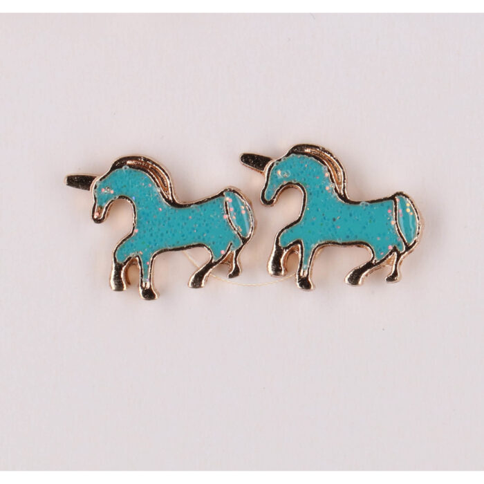 Happy Love Earring Set Blue Horses 3 Stuks - Afbeelding 5