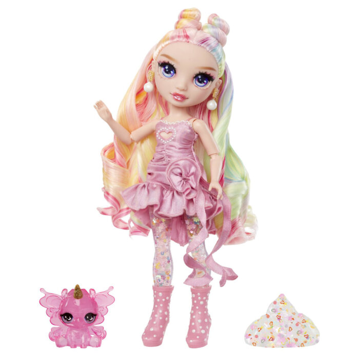 Rainbow High Rainbow Shimmers With Slime Fashion Doll Bella (Pink) - Afbeelding 2