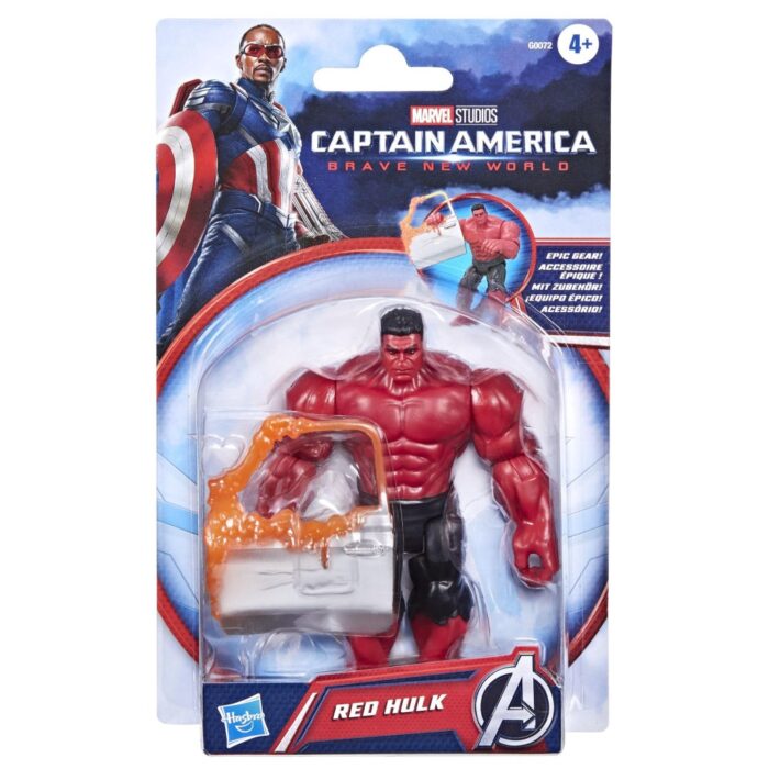 Marvel Avengers 10 cm Captain America deluxe Red Hulk movie