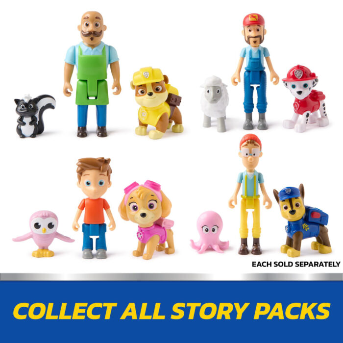 Paw Patrol Story Figure Pack With Rubble - Afbeelding 6
