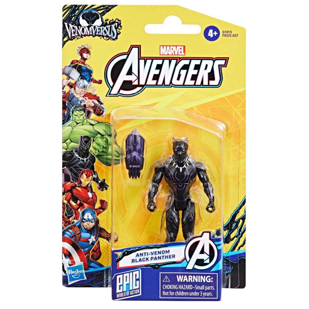 Marvel Avengers 10 cm figure Venom Black Panther