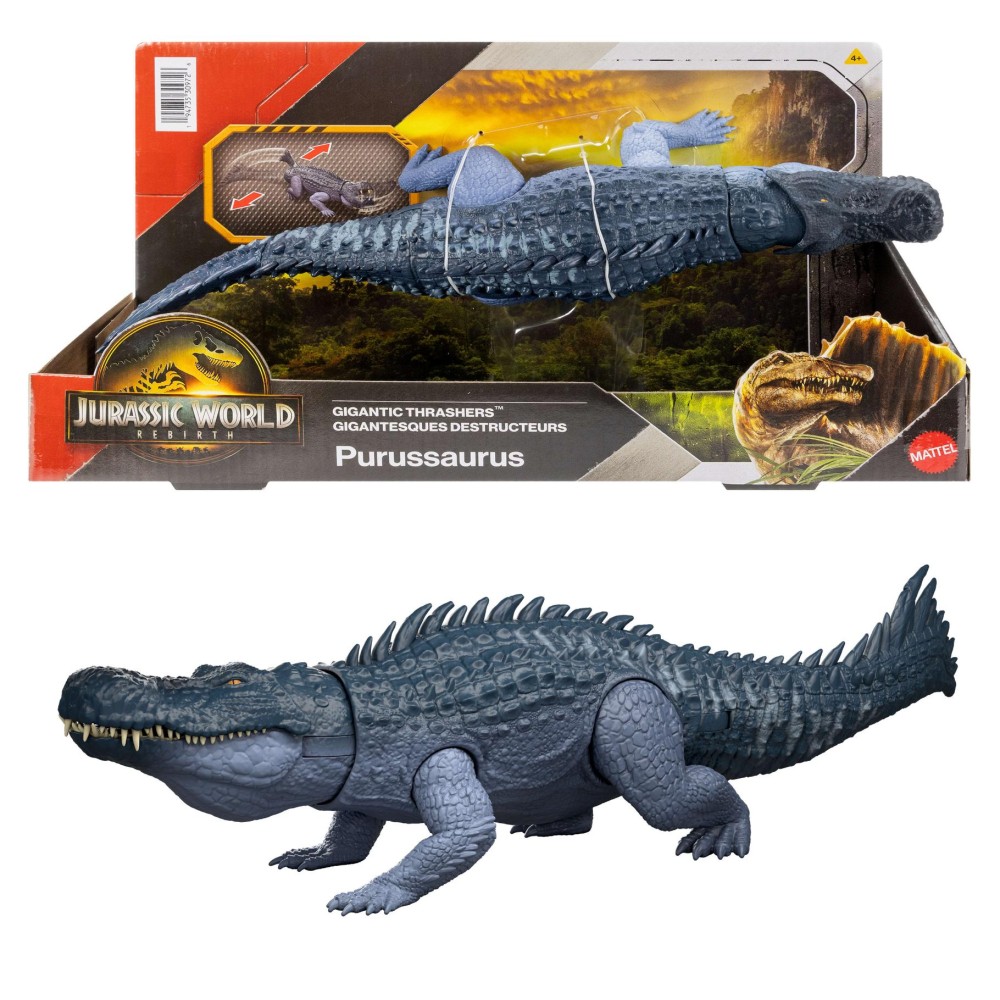 Jurassic World movie gigantic action purussaurus