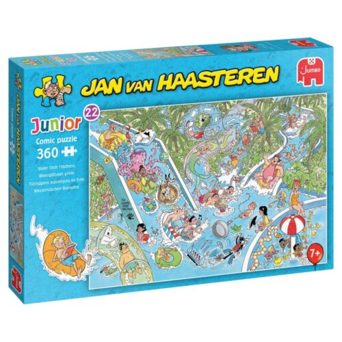 Puzzel Jan Van Haasteren Junior Waterglijbaan  Puzzel Jan Van Haasteren Junior Waterglijbaan Gekt