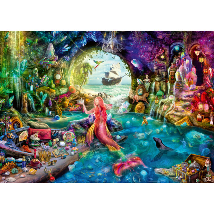 Ravensburger puzzel mermaids treasure 1000 stukjes - Afbeelding 2