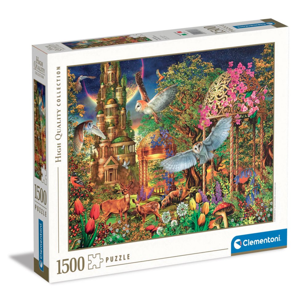 Clementoni puzzel Fantasie Tuin 1500 stukjes