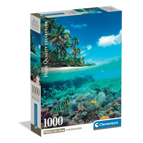 Clementoni Puzzel 1000 stuks zomer paradijs  compact