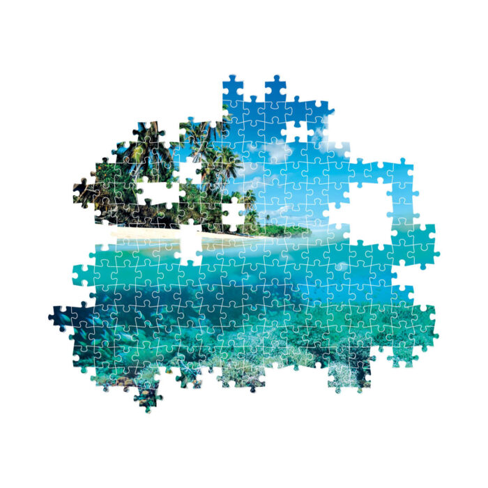Clementoni Puzzel 1000 stuks zomer paradijs compact - Afbeelding 3