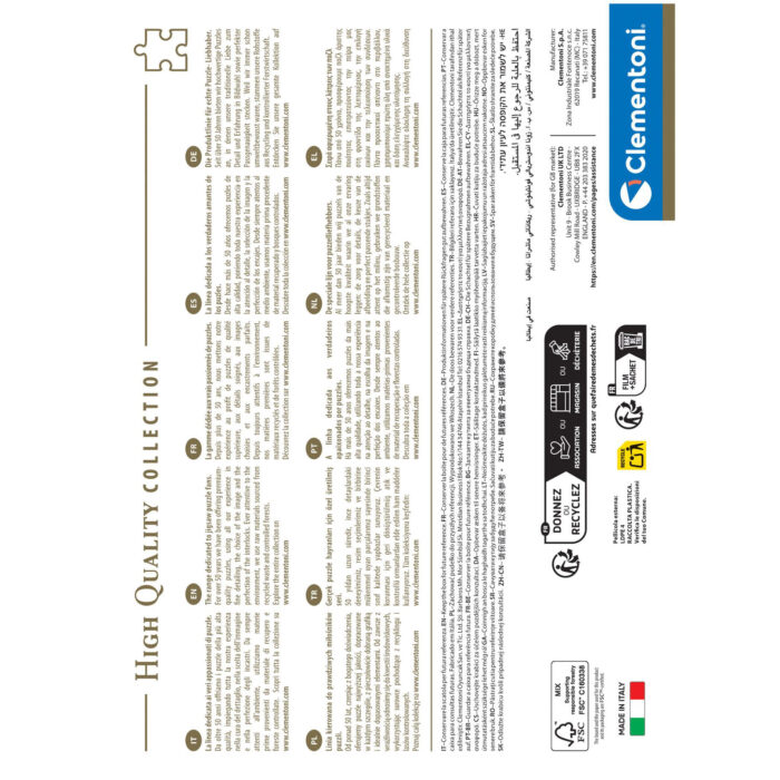 Clementoni Puzzel 1000 stuks zomer paradijs compact - Afbeelding 6