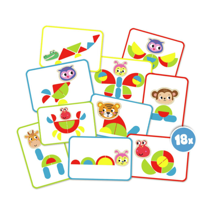 Ses montessori dierenvormen leggen - Afbeelding 4