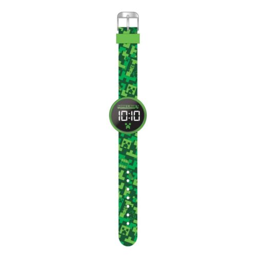 Minecraft horloge LED rond