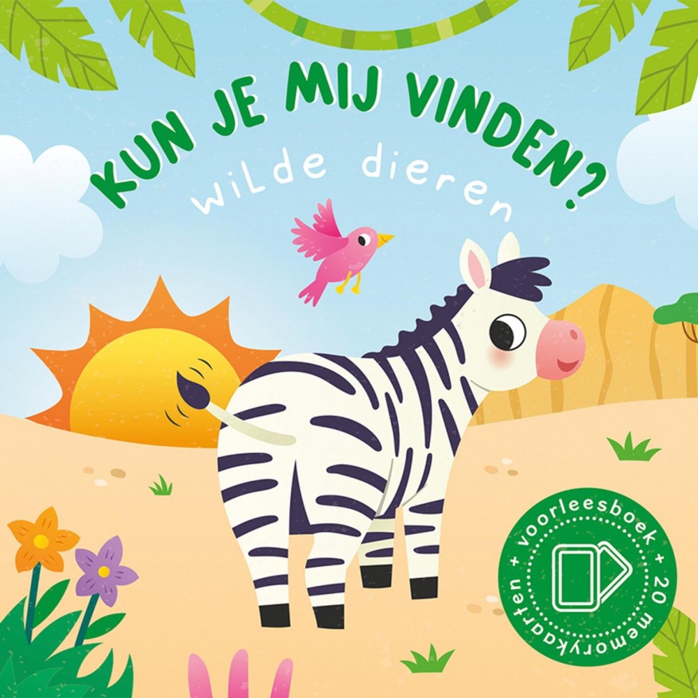 Boek Kun Je Mij Vinden Wilde Dieren + Memoryspel