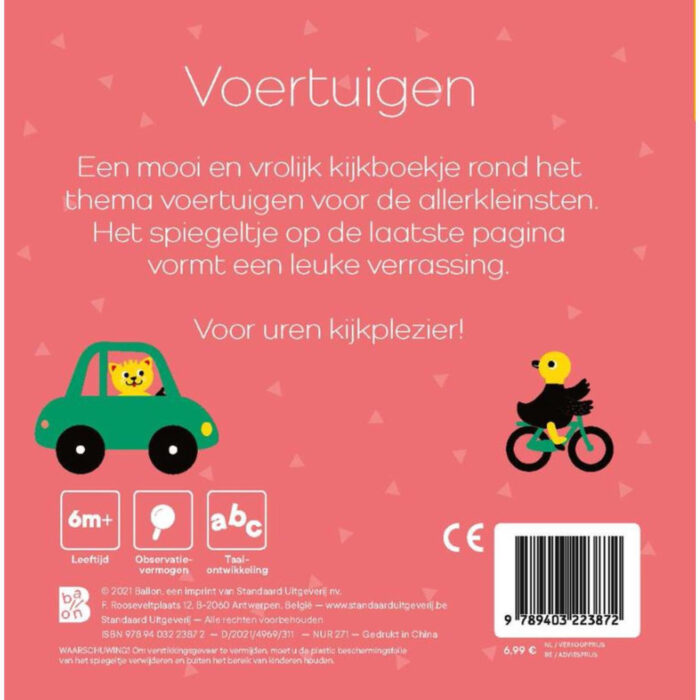 Kijkboekje Met Spiegeltje: Tsjoek, Tsjoek! - Afbeelding 2