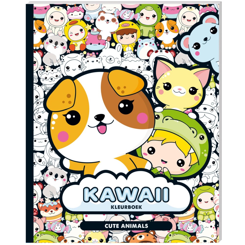 Kawaii Kleurboek Cute Animals