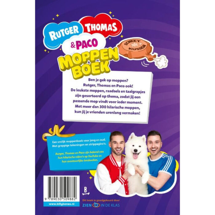 Boek Moppenboek Rutger, Thomas En Paco - Afbeelding 2