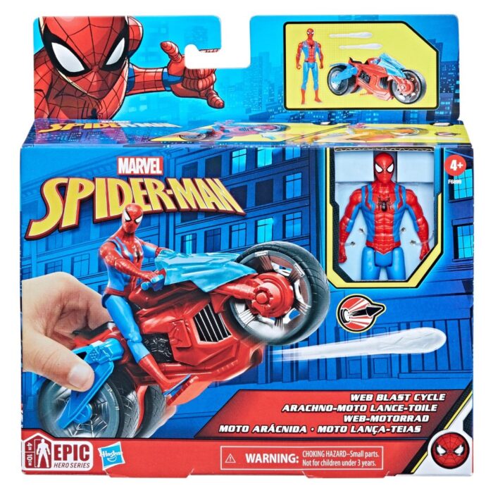 Marvel Spiderman Hero Figuur En Motor