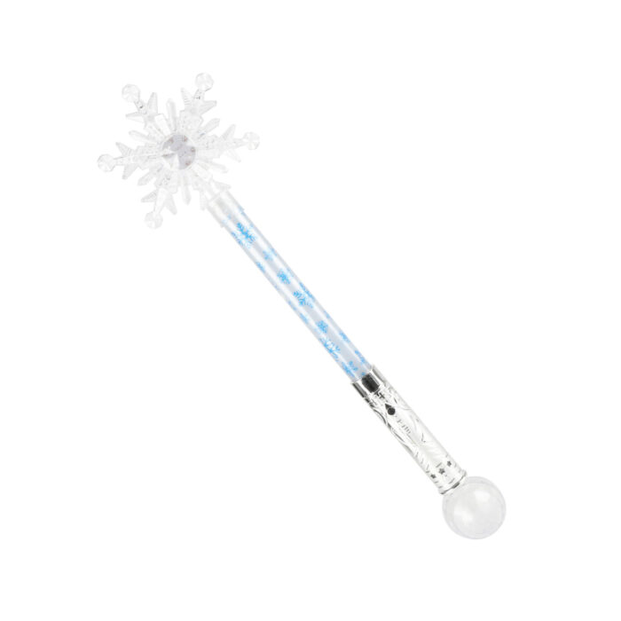 Toverstaf sneeuwvlok met licht - Afbeelding 3