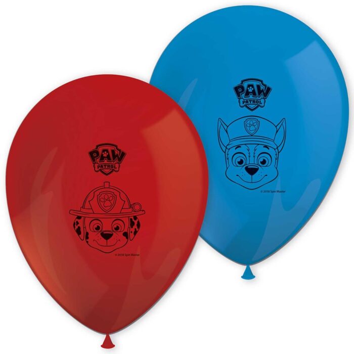Paw Patrol Ready For Action Ballonnen 8 Stuks
