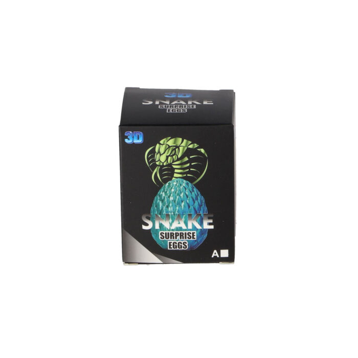 3D surprise ei met slang of draak assorti - Afbeelding 2