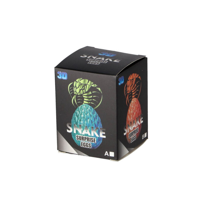 3D surprise ei met slang of draak assorti - Afbeelding 3
