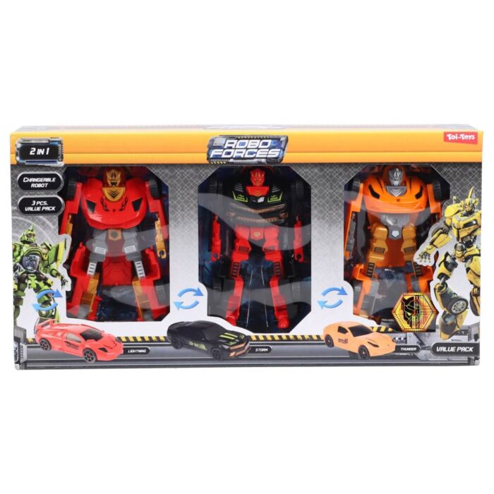 Robot Verander Auto 3 Stuks In Doos