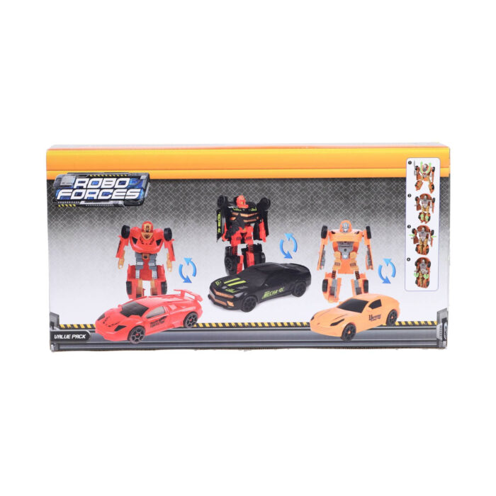 Robot Verander Auto 3 Stuks In Doos - Afbeelding 2