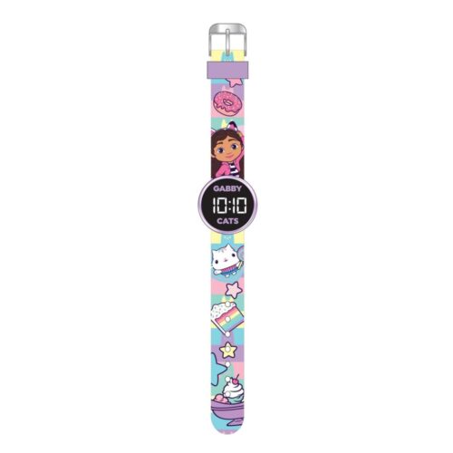 Gabby's poppenhuis horloge LED rond