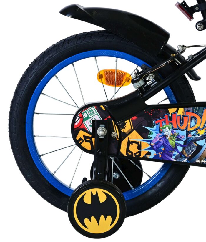 Batman Kinderfiets - Jongens - 16 inch - Zwart - 2 handremmen - Afbeelding 2