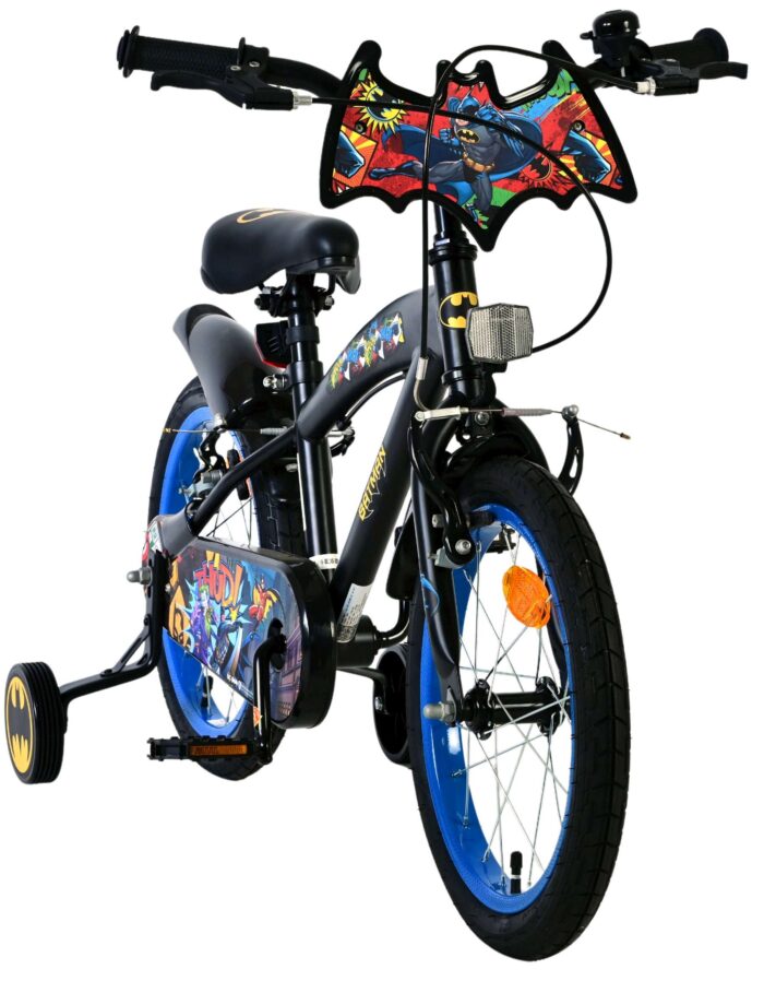 Batman Kinderfiets - Jongens - 16 inch - Zwart - 2 handremmen - Afbeelding 5