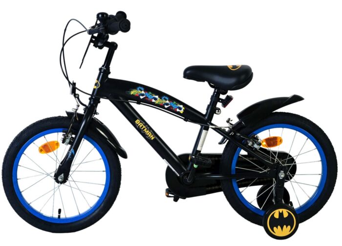 Batman Kinderfiets - Jongens - 16 inch - Zwart - 2 handremmen - Afbeelding 7