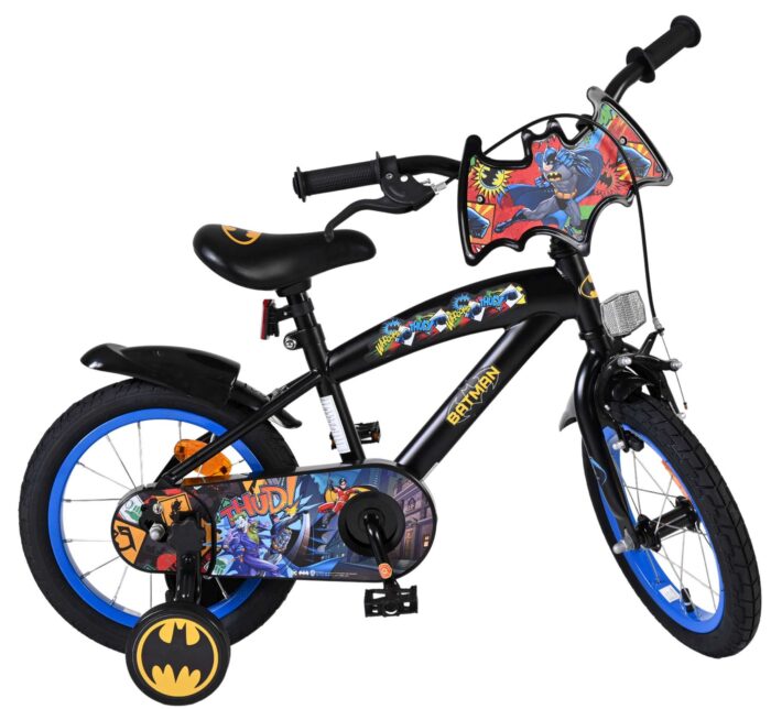 Batman Kinderfiets - Jongens - 14 inch - Zwart - Afbeelding 2