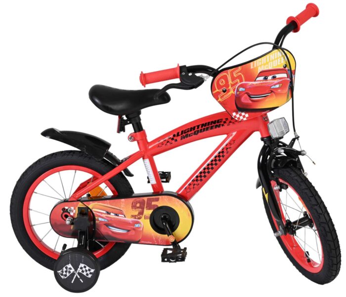 Disney Cars Kinderfiets - Jongens - 14 inch - Rood - Afbeelding 10