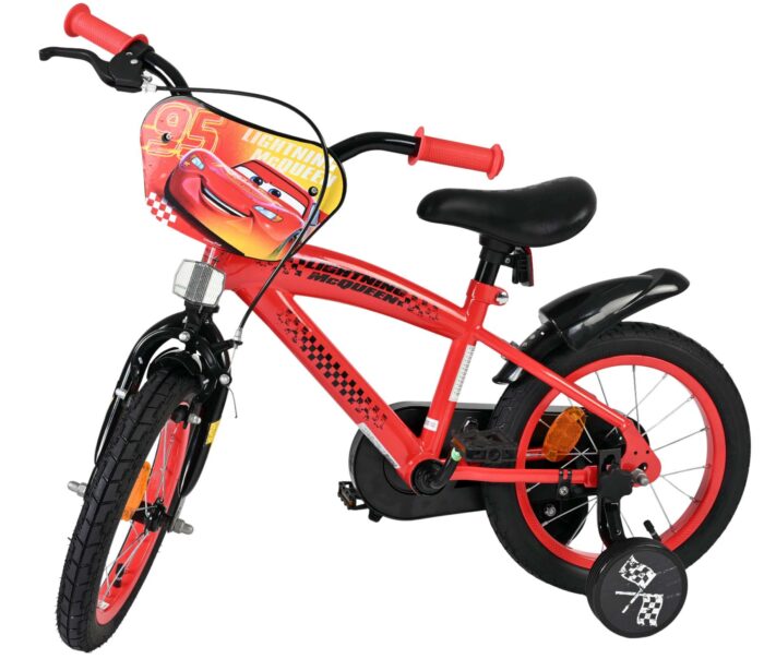 Disney Cars Kinderfiets - Jongens - 14 inch - Rood - Afbeelding 8