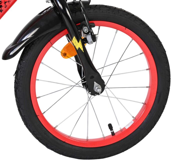 Disney Cars Kinderfiets - Jongens - 16 inch - Rood - Afbeelding 3