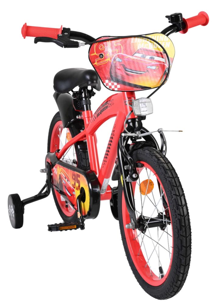 Disney Cars Kinderfiets - Jongens - 16 inch - Rood - Afbeelding 5