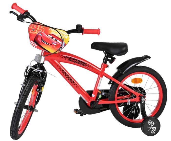 Disney Cars Kinderfiets - Jongens - 16 inch - Rood - Afbeelding 8