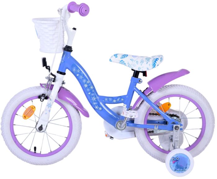 Disney Frozen 2 Kinderfiets - Meisjes - 14 inch - Blauw/Paars - Afbeelding 13