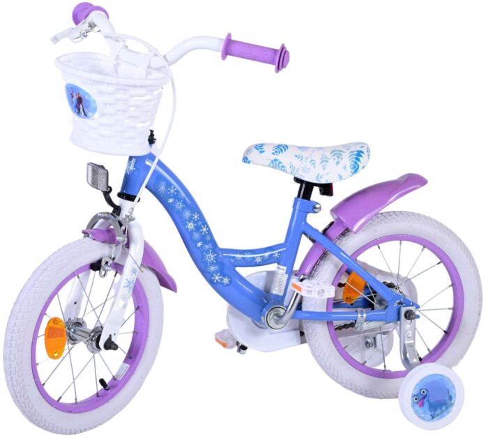 Disney Frozen 2 Kinderfiets - Meisjes - 14 inch - Blauw/Paars - Afbeelding 14
