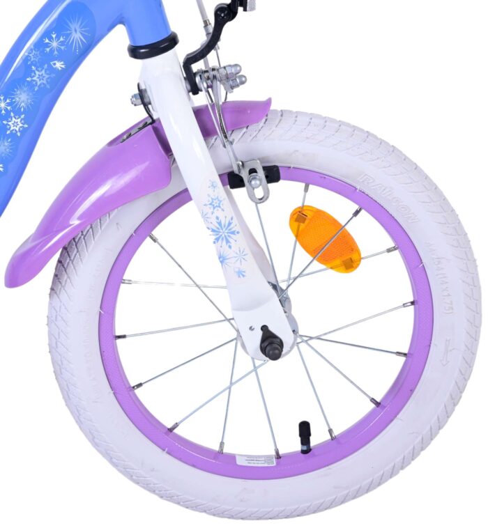 Disney Frozen 2 Kinderfiets - Meisjes - 14 inch - Blauw/Paars - Afbeelding 5