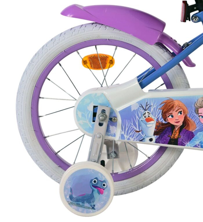 Disney Frozen 2 Kinderfiets - Meisjes - 16 inch - Blauw/Paars - Afbeelding 2