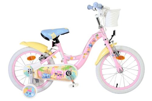 Disney Stitch Kinderfiets - Meisjes - 16 inch - Roze - Twee handremmen