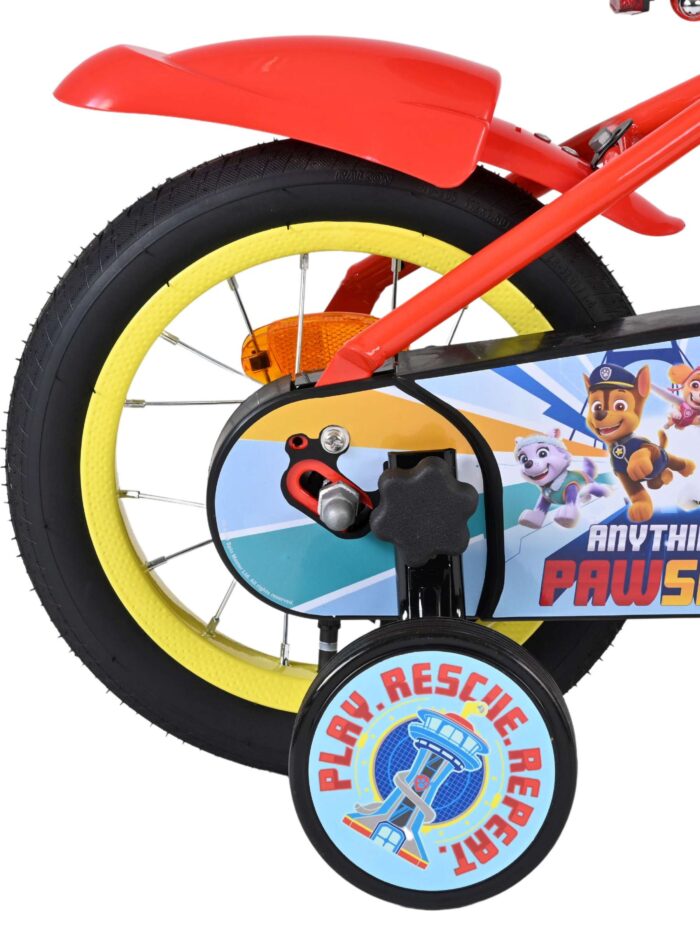 Paw Patrol Kinderfiets - Jongens - 12 inch - Rood/Blauw - Afbeelding 2