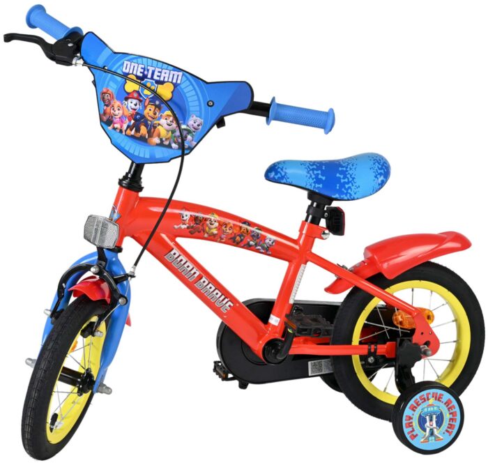 Paw Patrol Kinderfiets - Jongens - 12 inch - Rood/Blauw - Afbeelding 8