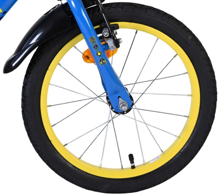 Rubble & Crew Kinderfiets - Jongens - 16 inch - Blauw - Twee handremmen - Afbeelding 3