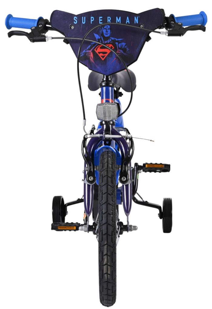 Superman Kinderfiets - Jongens - 16 inch - Blauw - Twee handremmen - Afbeelding 6