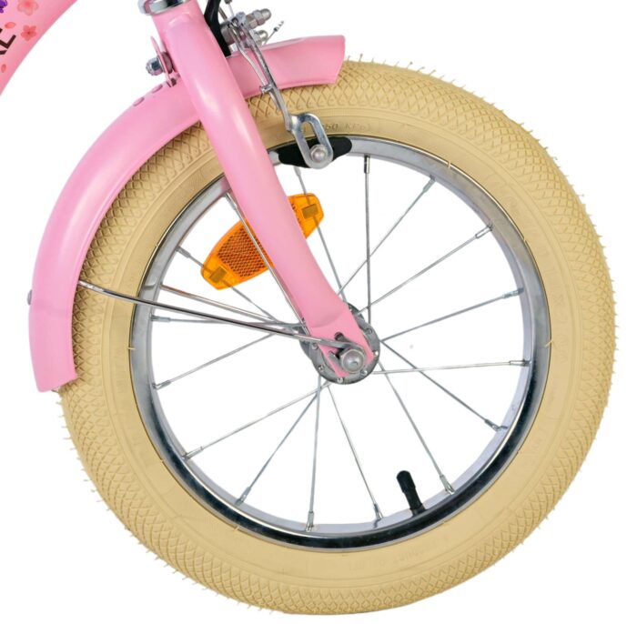 Volare Blossom Kinderfiets - Meisjes - 14 inch - Roze - Afbeelding 9