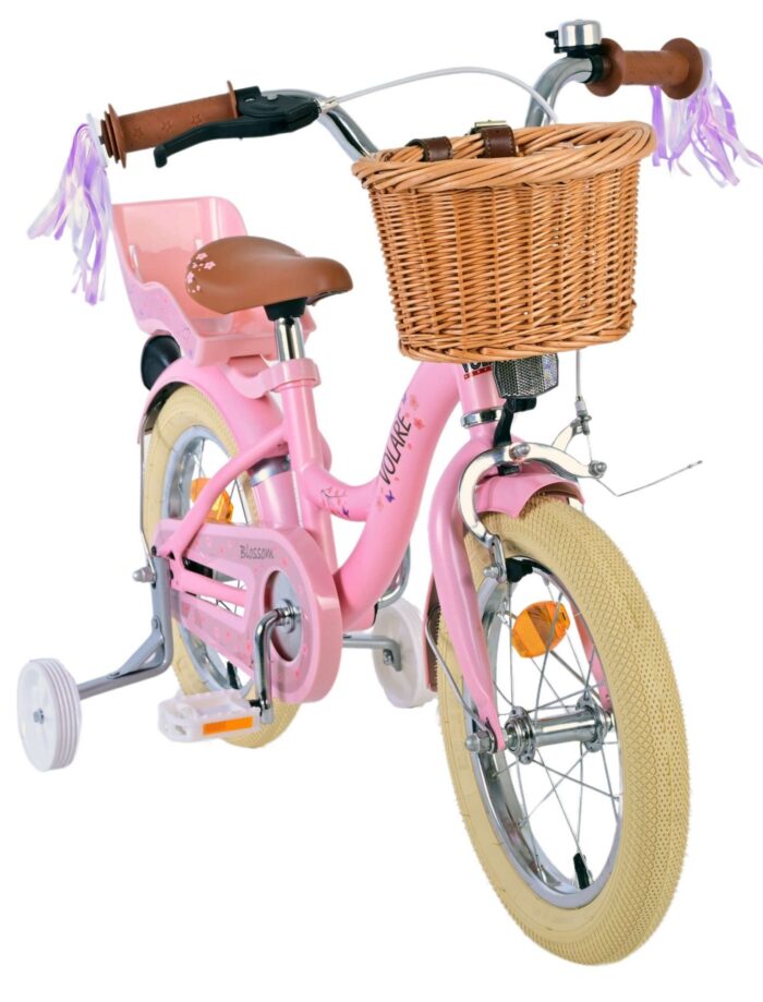 Volare Blossom Kinderfiets - Meisjes - 14 inch - Roze - Afbeelding 7