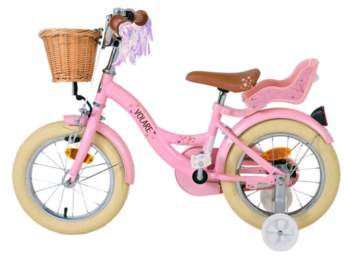 Volare Blossom Kinderfiets - Meisjes - 14 inch - Roze - Afbeelding 5