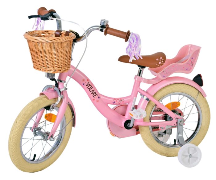 Volare Blossom Kinderfiets - Meisjes - 14 inch - Roze - Afbeelding 4